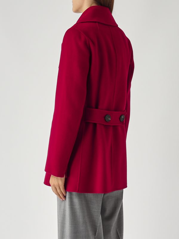 4. Cappotto donna Caban in drap di lana vergine Porpora S Max Mara 2529086011600