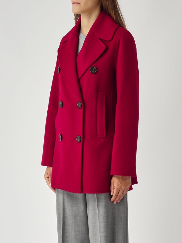 3. Cappotto donna Caban in drap di lana vergine Porpora S Max Mara 2529086011600