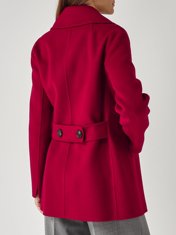 5. Cappotto donna Caban in drap di lana vergine Porpora S Max Mara 2529086011600