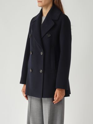 3. Cappotto donna Caban in drap di lana vergine Navy S Max Mara 2529086011600
