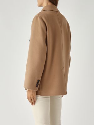 4. Cappotto donna Lukas in drap di lana vergine Camel S Max Mara 2529046011600
