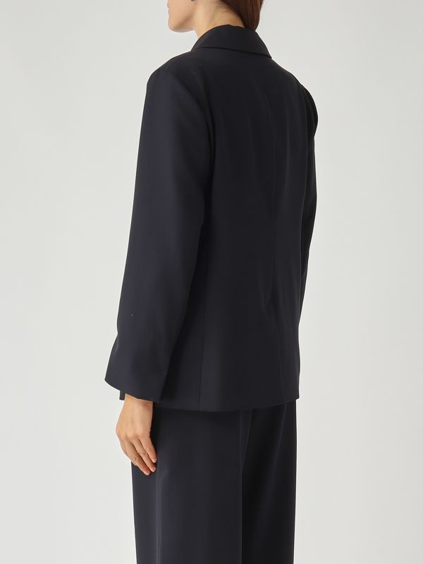 4. Blazer de mujer Ester de lana virgen Azul S Max Mara 2529046051600