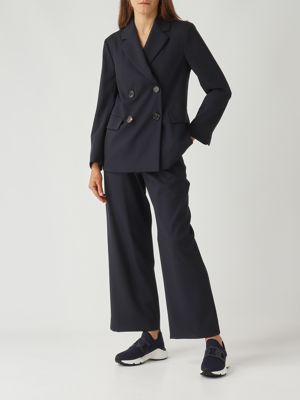 2. Ester virgin wool blazer for women Blue S Max Mara 2529046051600