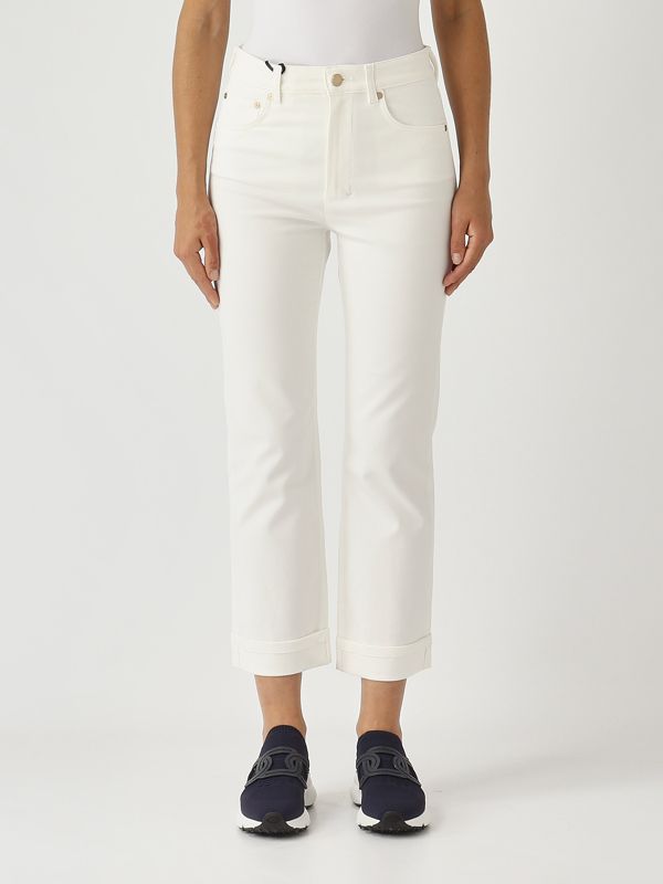 1. Atalia Damenjeans aus stretchiger Baumwoll-Bull Weiß S Max Mara 2529136011600