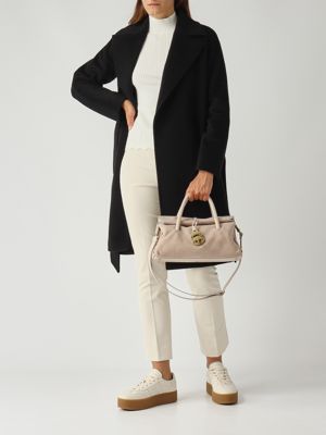 2. Manteau Dravenna en drap de laine vierge pour femme Noir Max Mara Studio 2526016091600