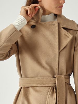 5. BCollag virgin wool cloth for women Camel