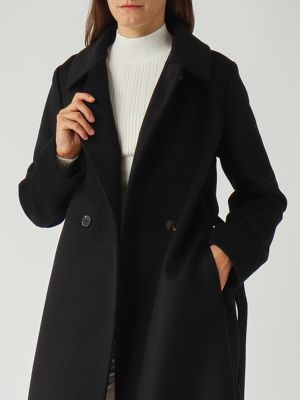 5. BCollag Damenmantel aus Schurwolle drapiert Schwarz Max Mara Studio 2526016051600