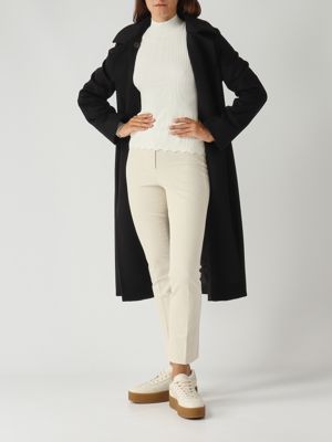 2. BCollag Damenmantel aus Schurwolle drapiert Schwarz Max Mara Studio 2526016051600