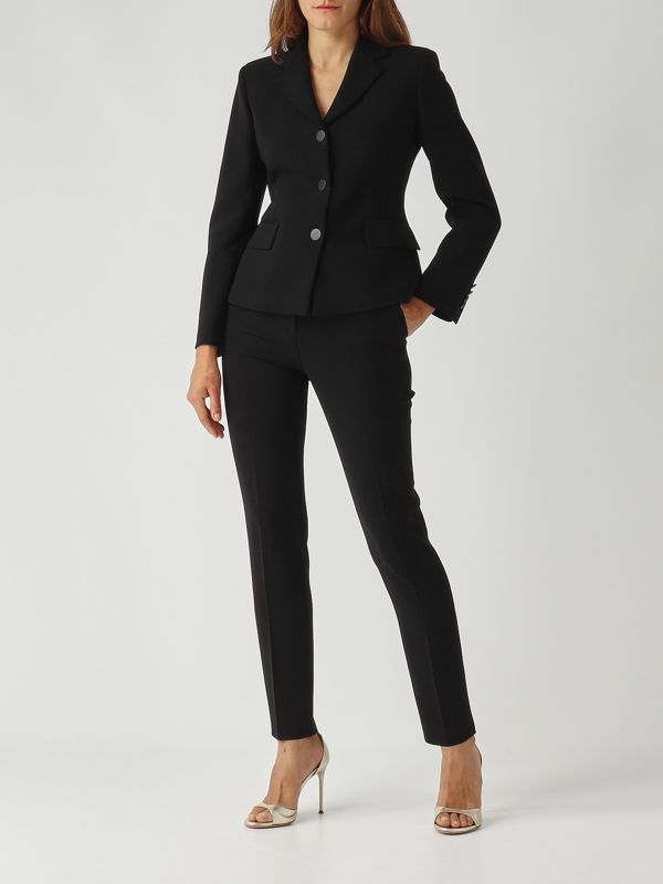 2. Blazer de mujer Colibri en tejido cady Negro Max Mara Studio 2526046081600