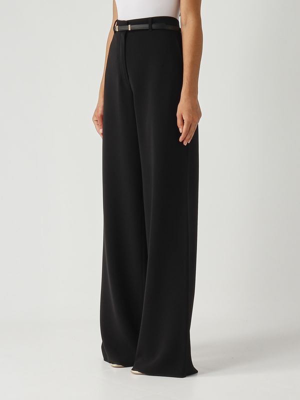 3. Jez cady fabric trousers for women Black Max Mara Studio 2526136011600