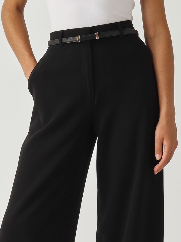 5. Jez cady fabric trousers for women Black Max Mara Studio 2526136011600