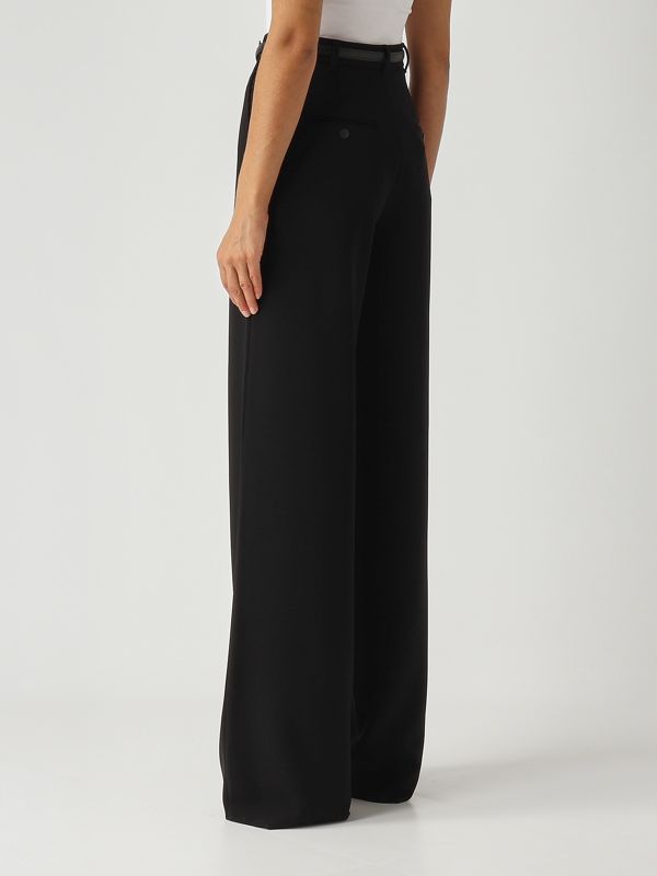 4. Jez cady fabric trousers for women Black Max Mara Studio 2526136011600