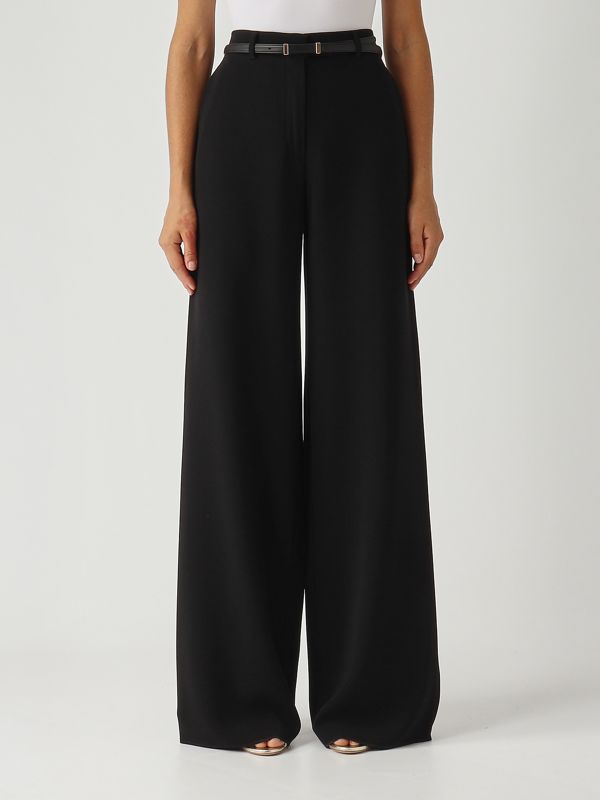 1. Pantalone donna Jez in tessuto cady Nero Max Mara Studio 2526136011600