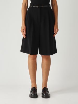 Boero women's cady bermuda shorts Black Max Mara Studio