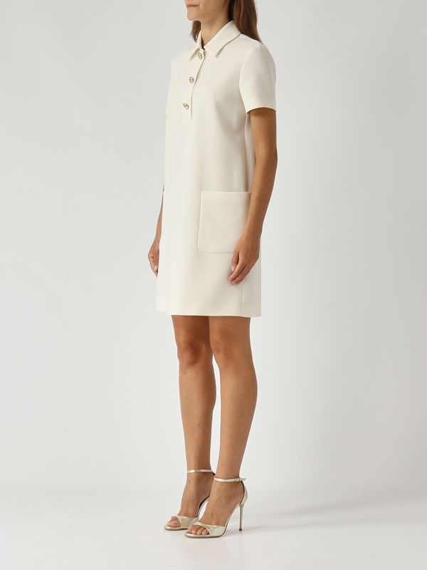3. Vestido de mujer Austin en tejido cady Crema Max Mara Studio 2526226031600