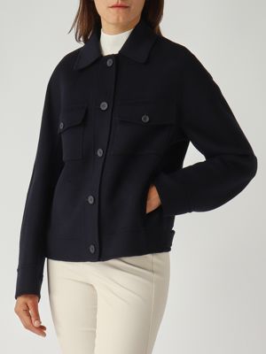 5. Chaqueta de mujer Fiero de lana virgen Azul marino