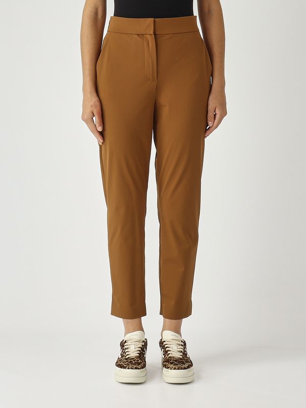 1. Women's Quirino trousers in technical fabric Caramel MM Max Mara 2526786047600
