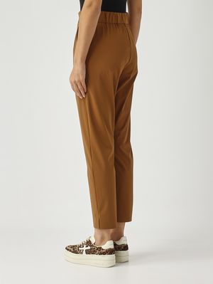 4. Women's Quirino trousers in technical fabric Caramel MM Max Mara 2526786047600