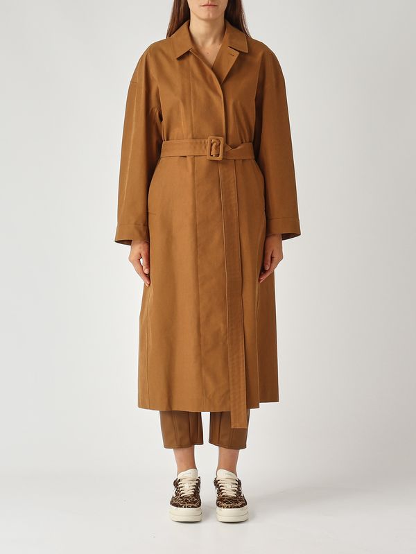 1. Cappotto donna Alibi in cotone impermeabile Caramello MM Max Mara 2526026027600