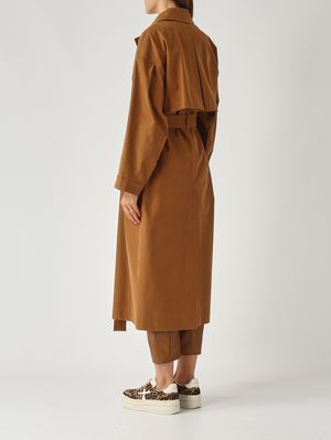 4. Cappotto donna Alibi in cotone impermeabile Caramello MM Max Mara 2526026027600