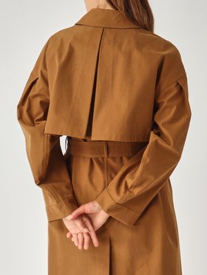 5. Cappotto donna Alibi in cotone impermeabile Caramello MM Max Mara 2526026027600