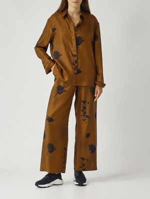 2. Chemise pour femme Eraclea en soie Tabac MM Max Mara 2526116057600