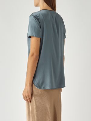 4. Damenbluse Cortona aus Stretch-Seide Zuckerrohpapier MM Max Mara 2526116017600