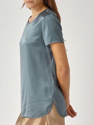 5. Damenbluse Cortona aus Stretch-Seide Zuckerrohpapier MM Max Mara 2526116017600