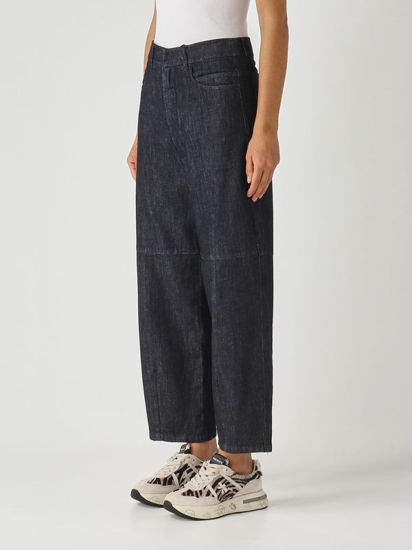 3. Jeans de mujer John en denim de algodón y kapok Denim oscuro S Max Mara 2529186021600