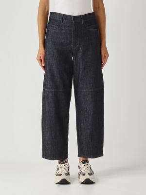 John cotton and kapok denim jeans for women Dark Denim S Max Mara