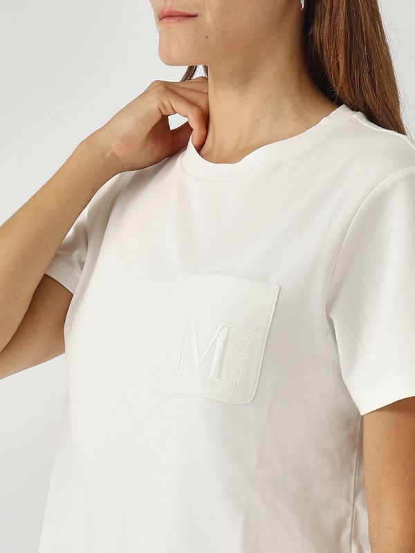 S Max Mara Women's Madera cotton T-shirt - White | Caposerio.com