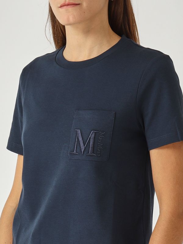 5. Women's Madera cotton T-shirt Navy S Max Mara 2529976011600