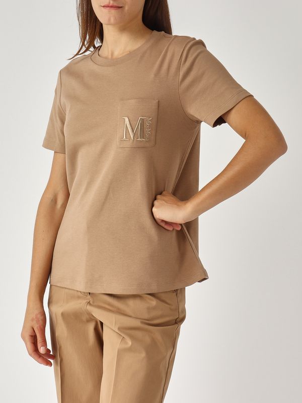 5. Women's Madera cotton T-shirt Tobacco S Max Mara 2529976011600