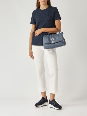 2. Women's Madera cotton T-shirt Navy