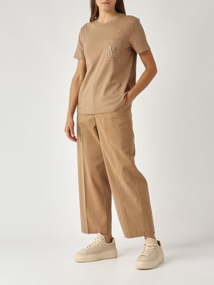 2. Women's Madera cotton T-shirt Tobacco