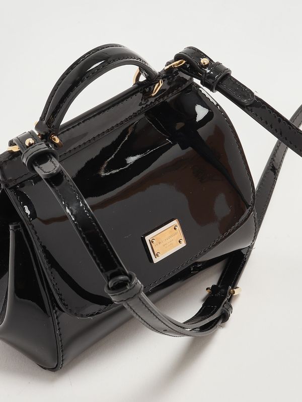 5. Borsa bambina Miss Sicily mini in pelle Nero Dolce e Gabbana eb0003a1067