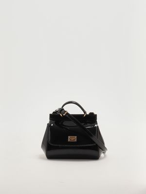 3. Borsa bambina Miss Sicily mini in pelle Nero