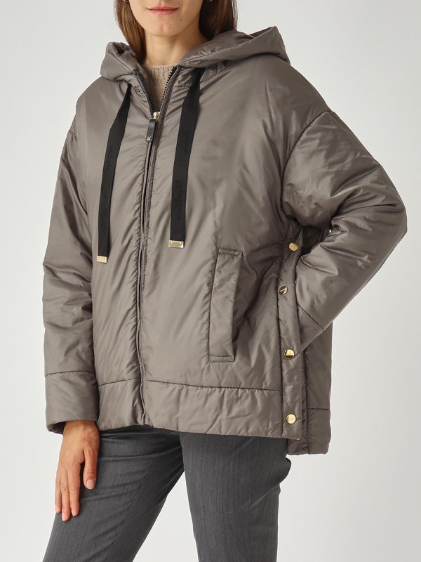 5. Giacca donna Daria in tela antigoccia Grigio Voltolina Max Mara the Cube 2529486104600