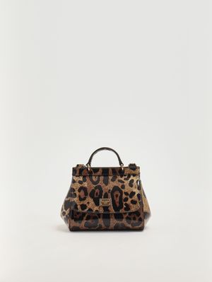 1. Borsa bambina Miss Sicily mini in pelle Maculato