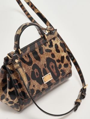 5. Borsa bambina Miss Sicily mini in pelle Maculato
