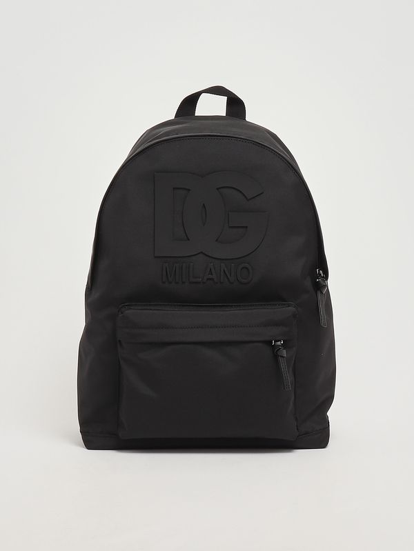 1. Children's nylon backpack Black Dolce e Gabbana em0074am224