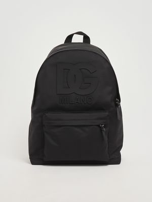 1. Children's nylon backpack Black