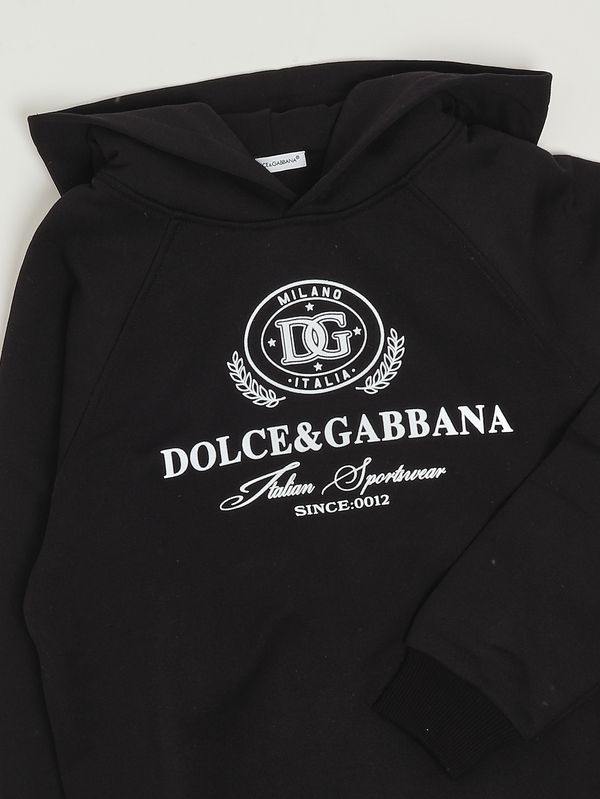 3. Boys' cotton sweatshirt Black Dolce e Gabbana l4jwkzg7n4o