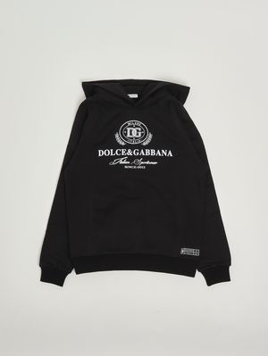1. Boys' cotton sweatshirt Black