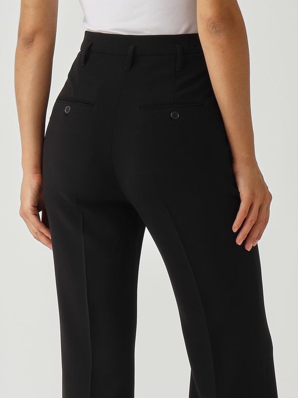 5. Alabama cady trousers for women Black Max Mara Studio 2526136131600