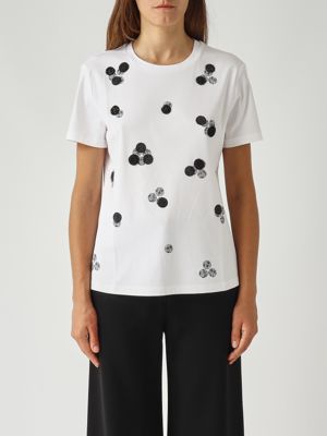 PINKO SHIRT CHIETI ウーマンホワイトライトブルー PINKO SHIRT CHIETI ウーマンホワイトライトブルー PINKO Shirt