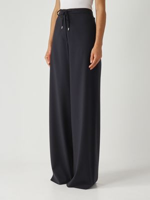 3. Pantalon Berard pour femme, toile de laine vierge Bleu marine