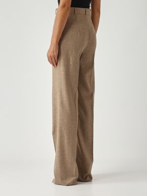 4. Damenhose Eziana aus Woll-Leinen-Gemisch Batavia Seil Max Mara Studio 2526136041600