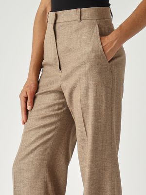 5. Damenhose Eziana aus Woll-Leinen-Gemisch Batavia Seil Max Mara Studio 2526136041600