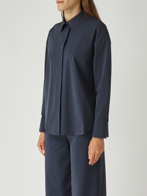 3. Camicia donna Ululo in tessuto tecnico Navy MM Max Mara 2526956037600